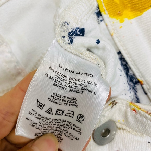 Anthropologie Pilcro and the Letterpress  high rise bootcut lemon print jeans - Picture 7 of 8